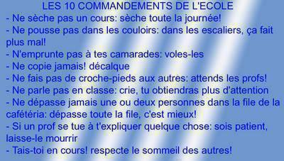 le règlement de mon collège
